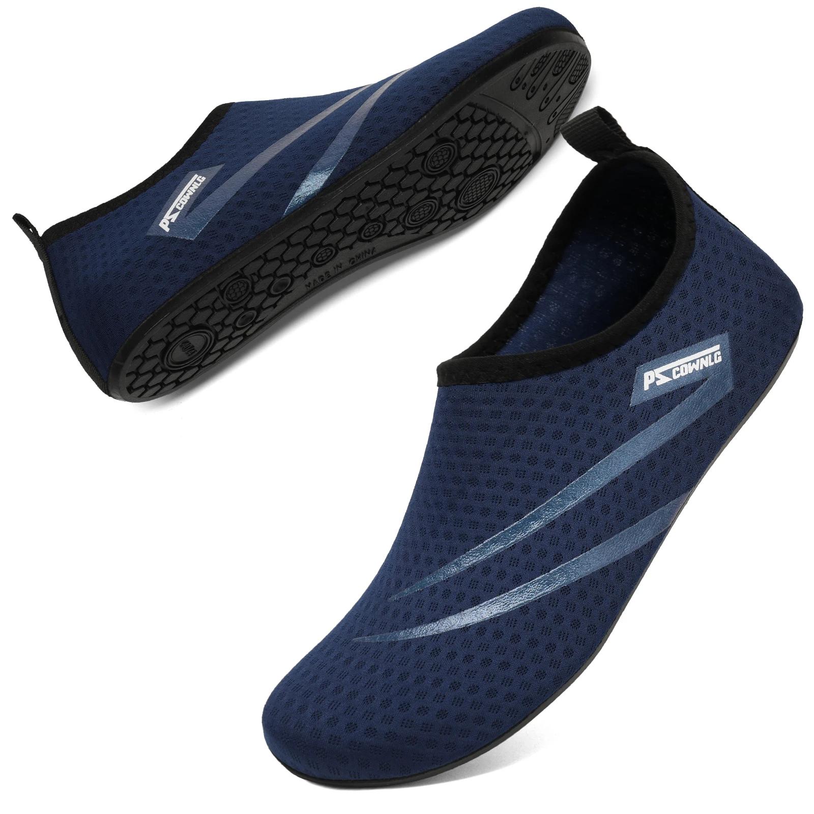 Chaussures de plongée femmes Aqua chaussures hommes plage natation Sport nautique chaussettes pieds