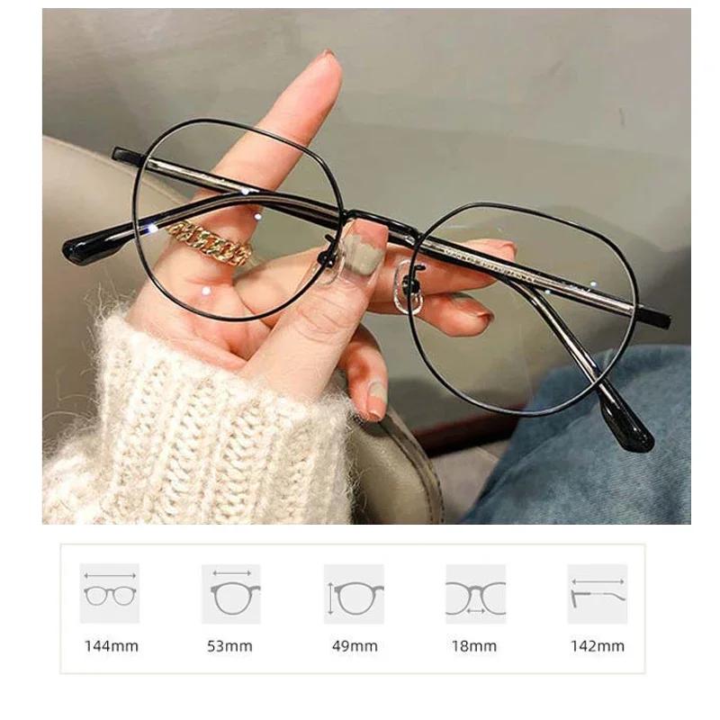 Lunettes de myopie de luxe classiques Vintage Anti-lumière bleue lunettes femmes hommes moins dioptr