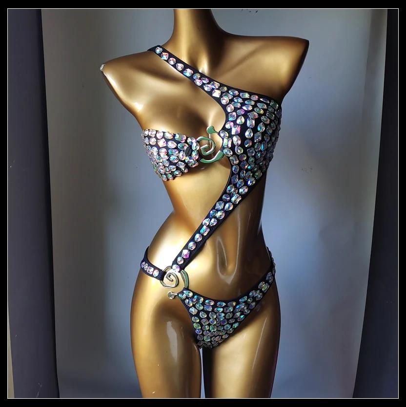2025 nouvelle mode maillot de bain bar bikinidiamond bikini barre de cristal bikini maillot de bain