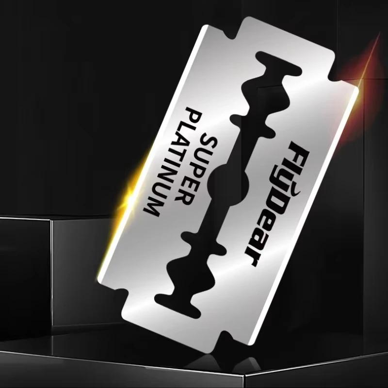 Lames de rasoir de sécurité à Double bord en acier inoxydable, outil professionnel d'épilation pour