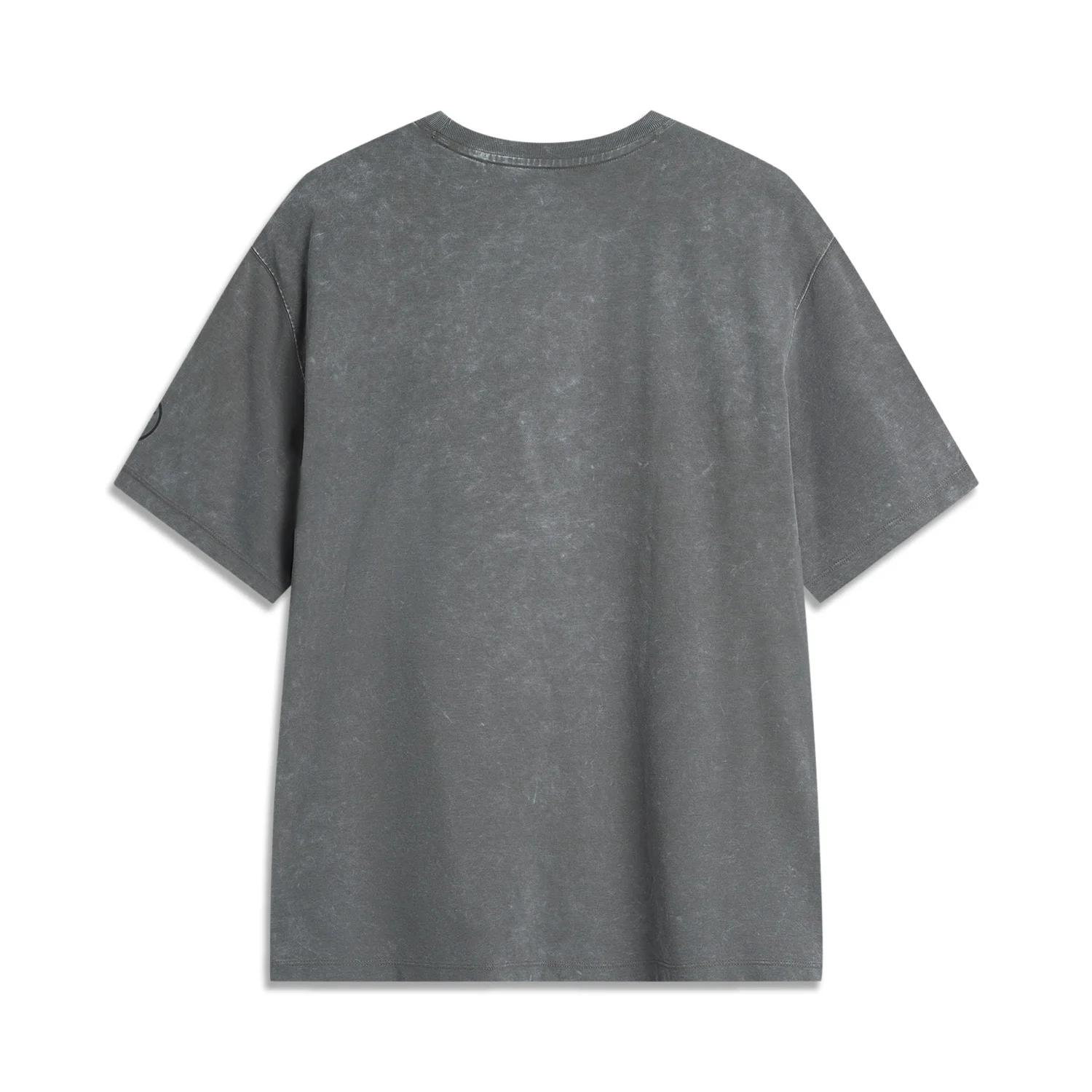 Li-Ning T-shirt de sport Wade pour hommes, 51% coton, 35% polyester, 14% viscose, décontracté, à man