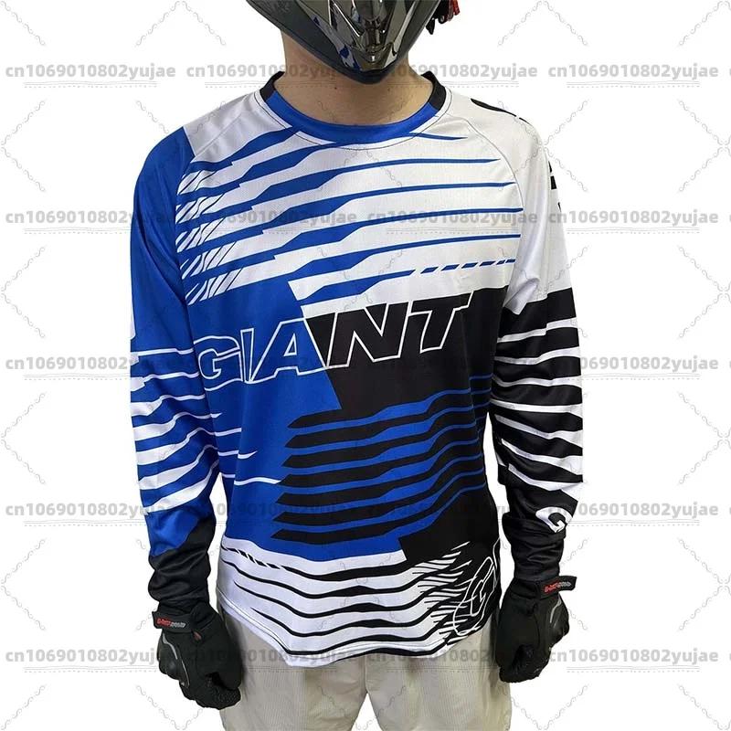 Maillot vtt géant DH motocross descente sweat Enduro maillot à manches longues BMX VTT chemise à man