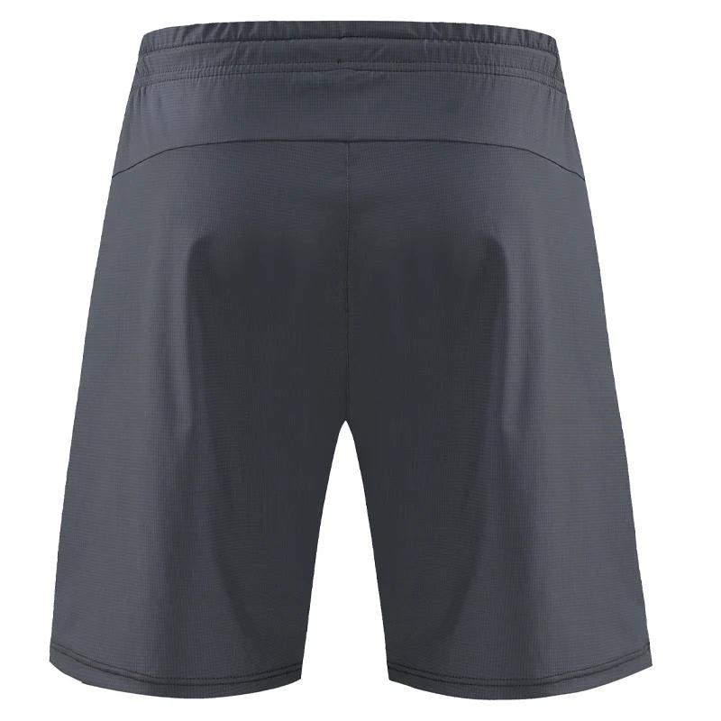 Short de sport à séchage rapide pour homme avec poches zippées, short d'entraînement de gym, short d