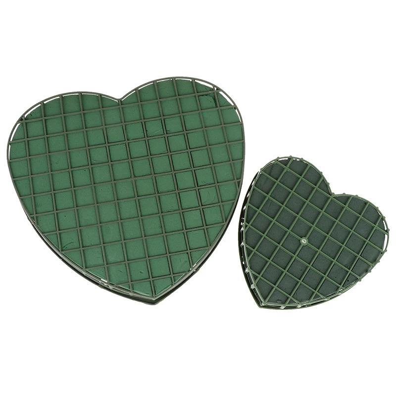 Ventouse en mousse en forme de cœur pour fleurs fraîches, accessoires de décoration, fournitures de