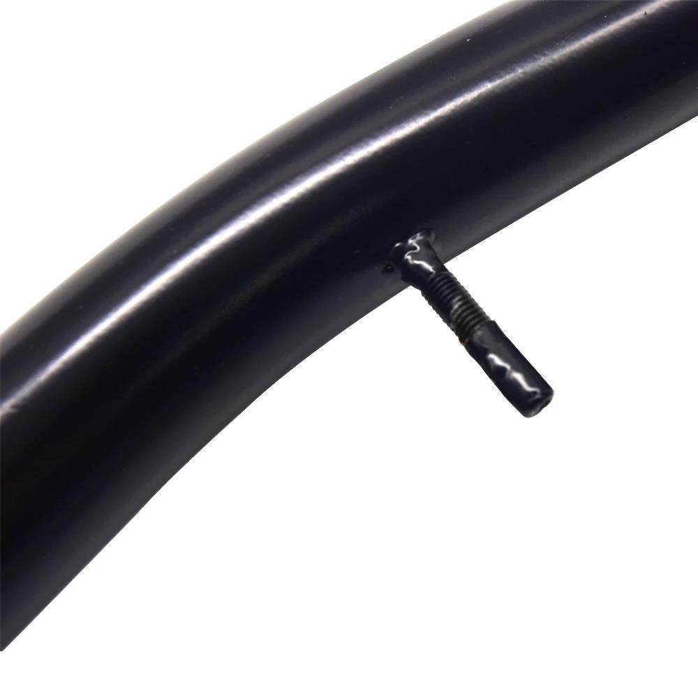 ACEOFFIX-Tige de tube de direction en acier au chrome-molybdène noir, guidon S/M pour Bromsilice, ac