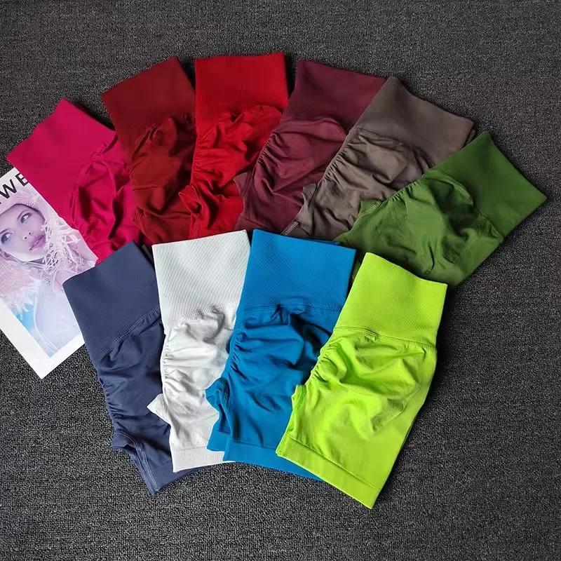 Short de Yoga taille haute pour femmes, short de Fitness respirant, levage des fesses, sport, course