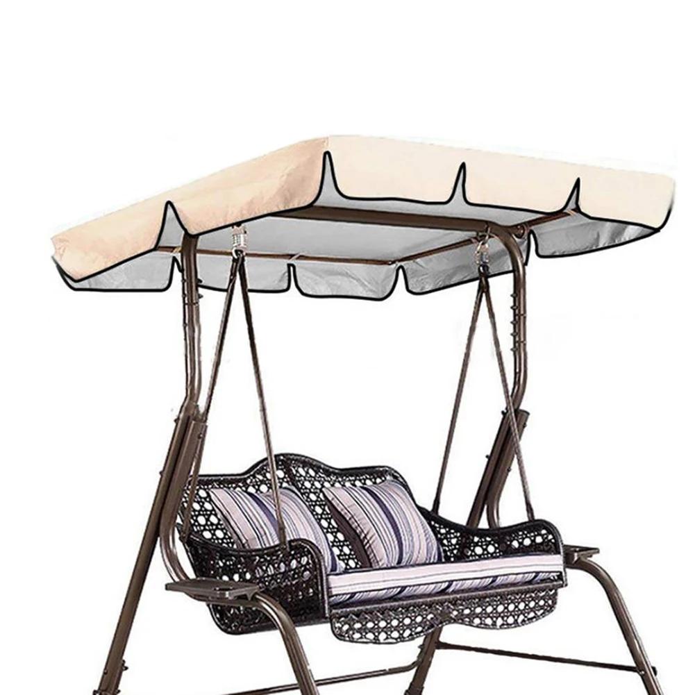 Balançoire extérieure chaise auvent cour étanche et anti-poussière balançoire parasol balançoire cou