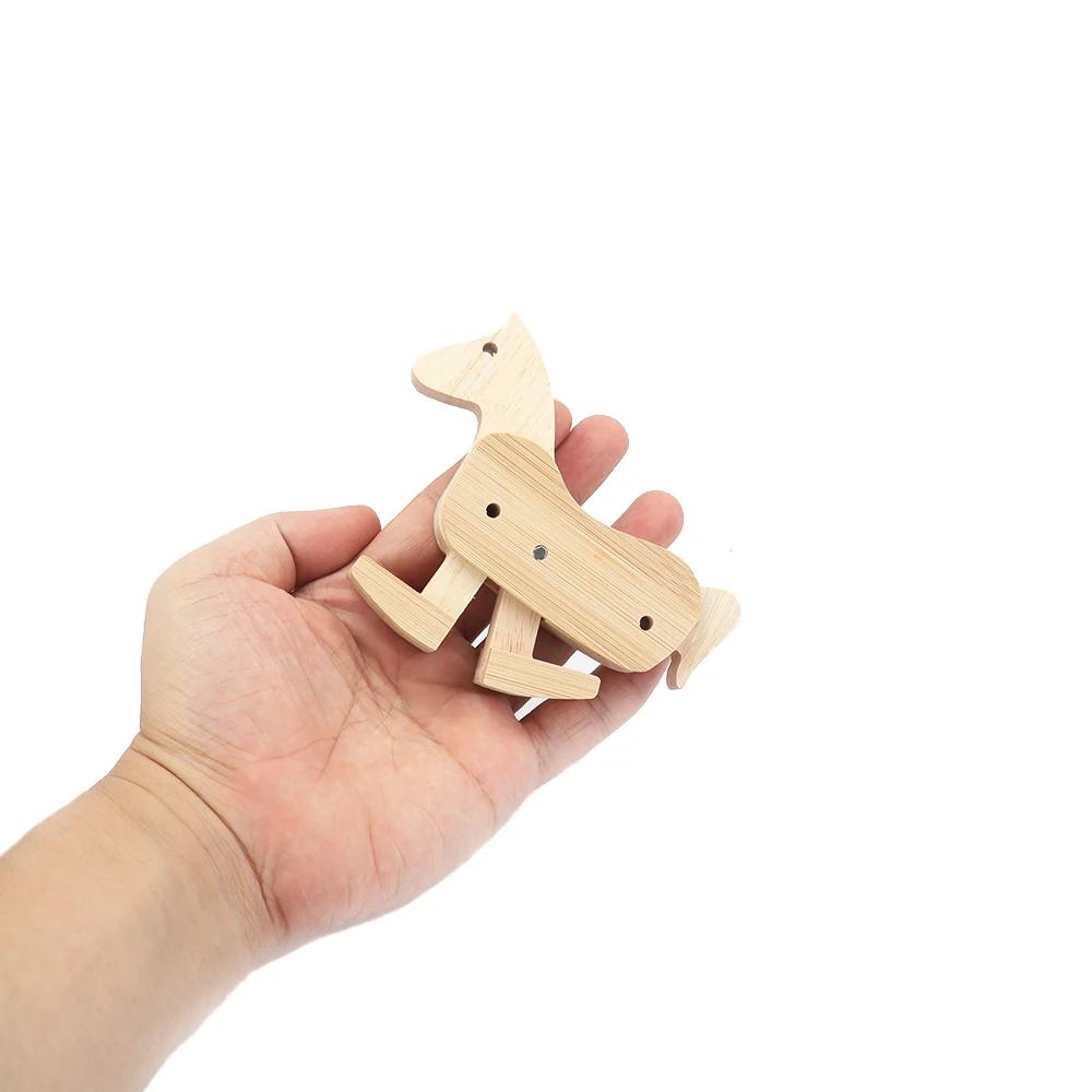 Jouet de marche Non alimenté en pente, jouets de décompression scientifique de bureau, jouet en bois