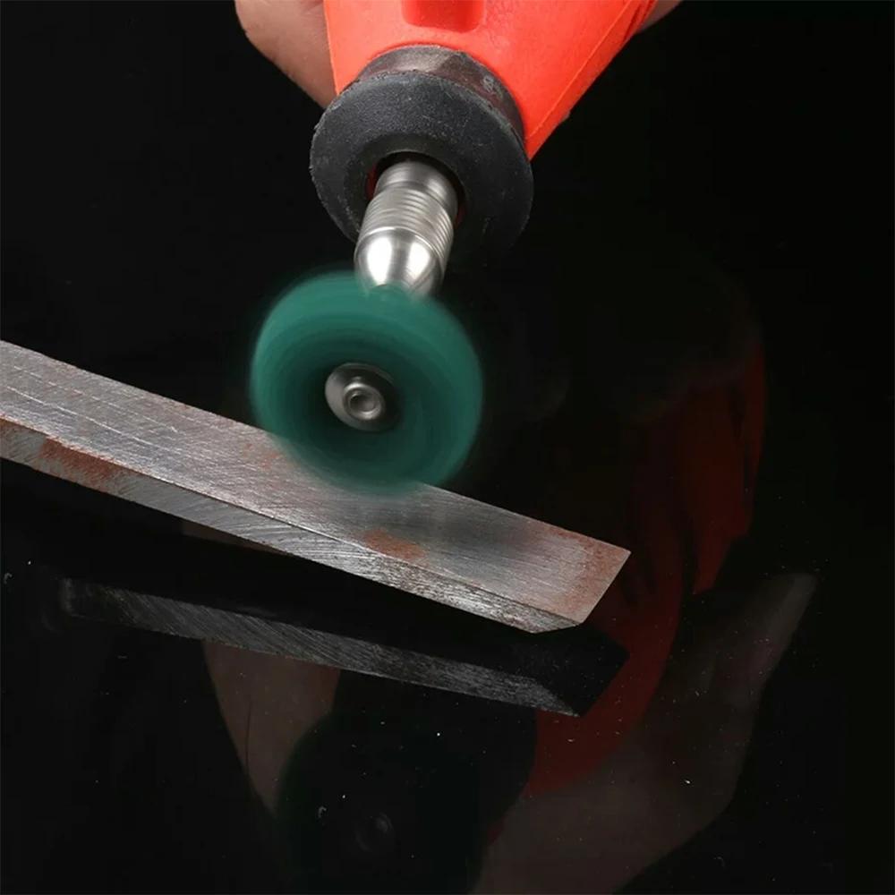 Mini perceuse, brosse Abrasive, roue de polissage en Fiber de Nylon, tige de 3mm pour accessoires Dr