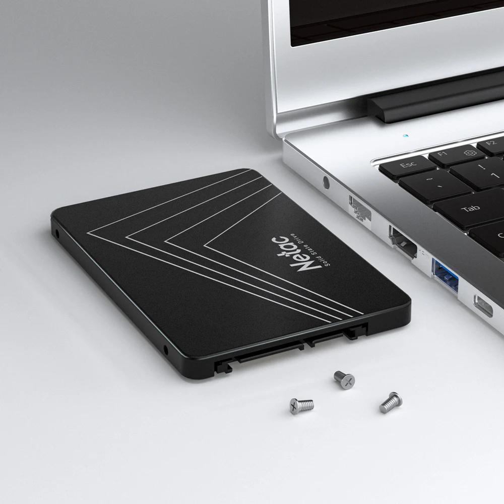 Netac SSD 4 to 2 to 1 to 2.5 pouces SATA3 128 go 256 go 512 go SSD disque dur HDD disque SSD interne