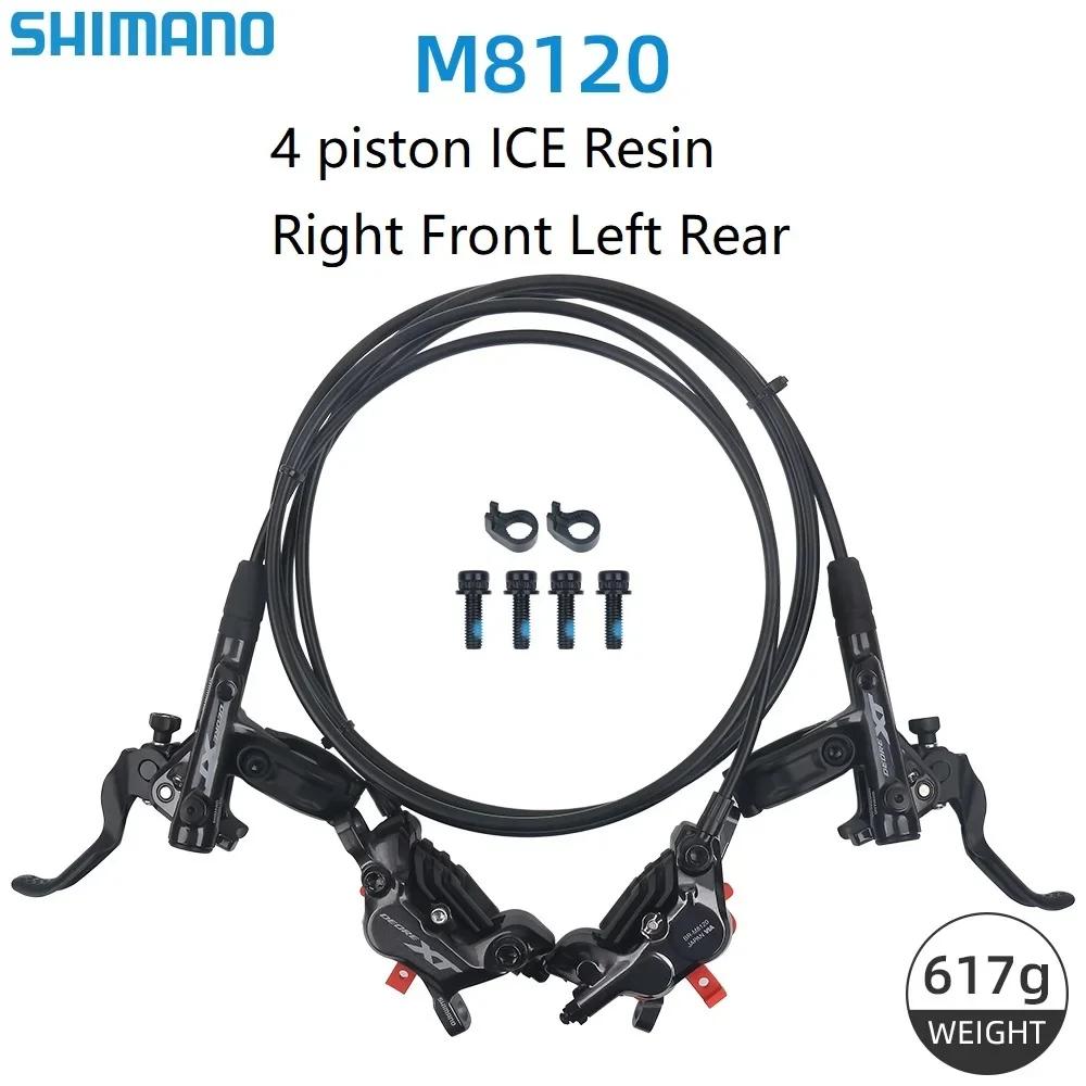 SHIMANO DEORE XT SLX M6100 M6120 M7100 M7120 M8100 M8120 jeu de freins à disque hydrauliques à 2 ou