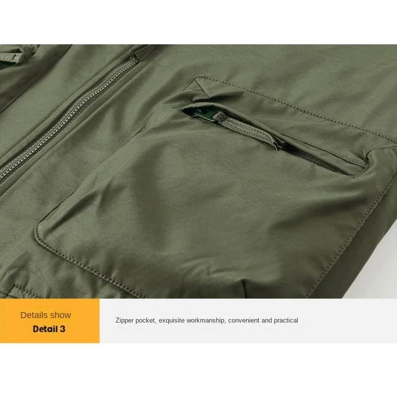Jeep esprit pilote veste extérieure col montant vêtements de travail costume de baseball hommes prin