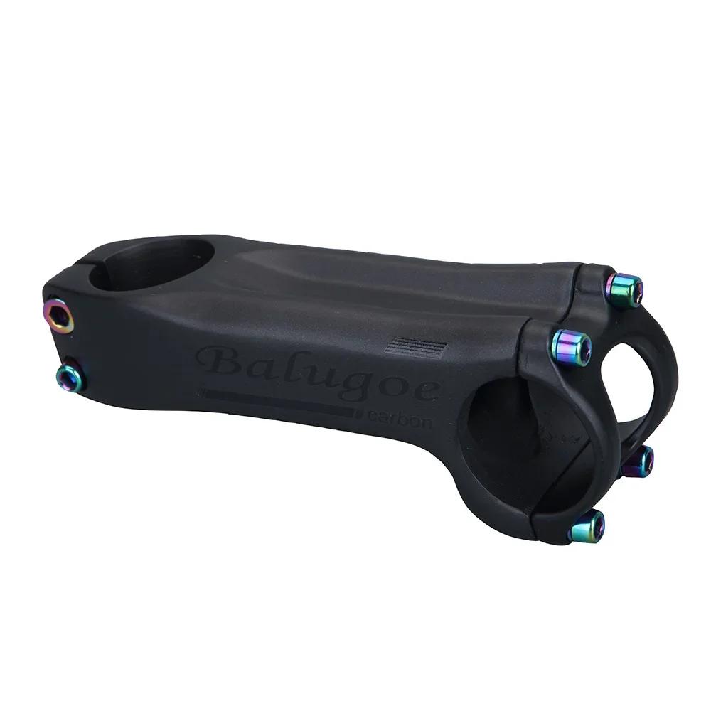 BALUGOE tige de guidon de vélo en carbone ultralégère 6/17 degrés 31.8mm 70mm-130mm puissance tige d