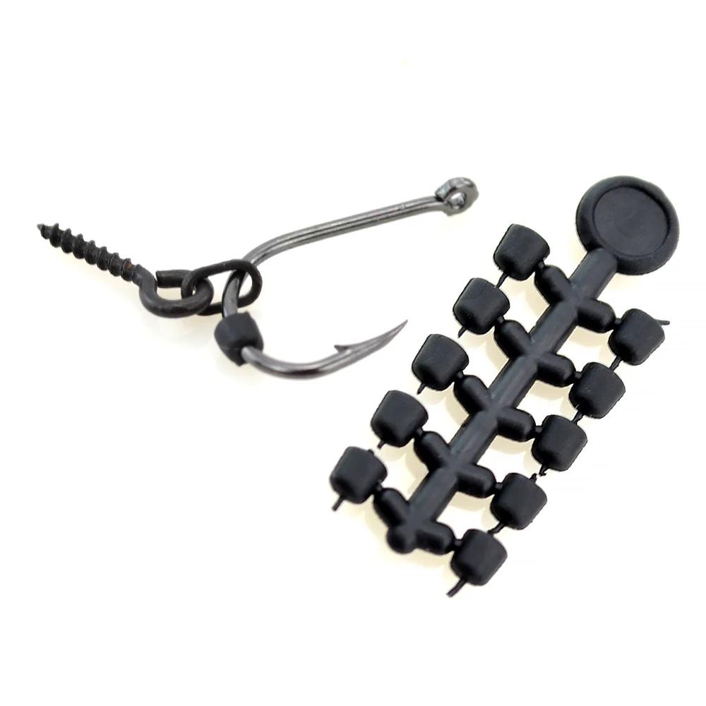 50pcs Perles de Caoutchouc pour Carpe Hameçon 20pcs vis d'appât Chod Rigs Accessoires de Pêche Carpe