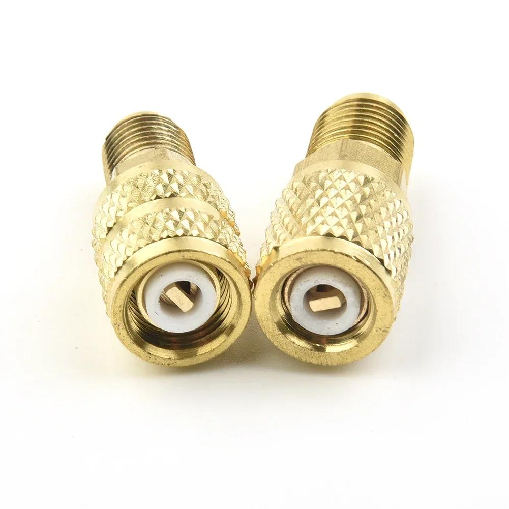 Tête de connecteur femelle/mâle 5/16 "SAE mâle/femelle 1/4", adaptateur SAE pour climatiseur R410 R3