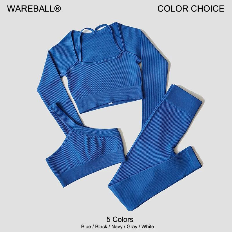 Ensemble de Yoga pour femmes, vêtements de gymnastique, survêtement, manches longues, haut court, so