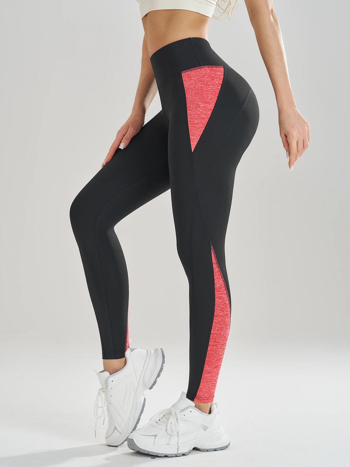 Leggings de Yoga multicolores taille haute, serrage du ventre, sport, course à pied, pantalons de Yo