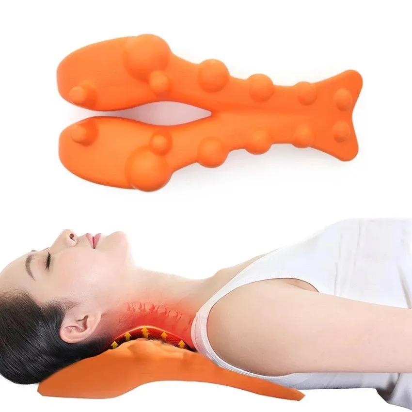 Dispositif de Traction cervicale, civière de cou, masseur pour civière de cou et d'épaule, outil de