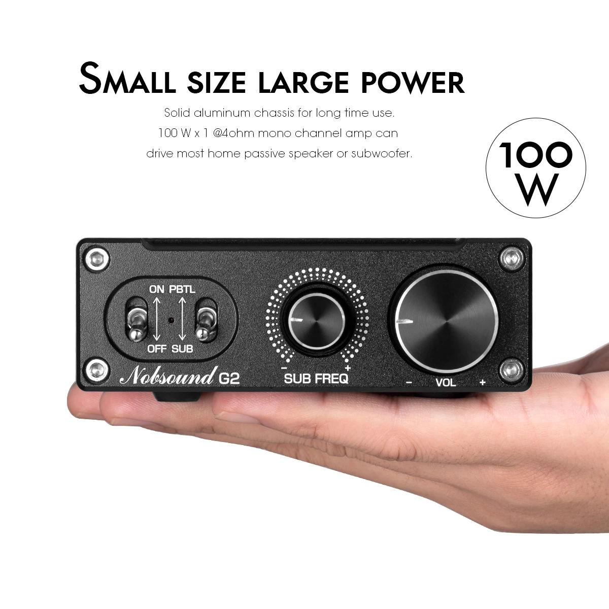Douk Audio-Amplificateur de puissance numérique, HiFi, NipWoofer, Full-Dead Mono Channel, Mini Bass