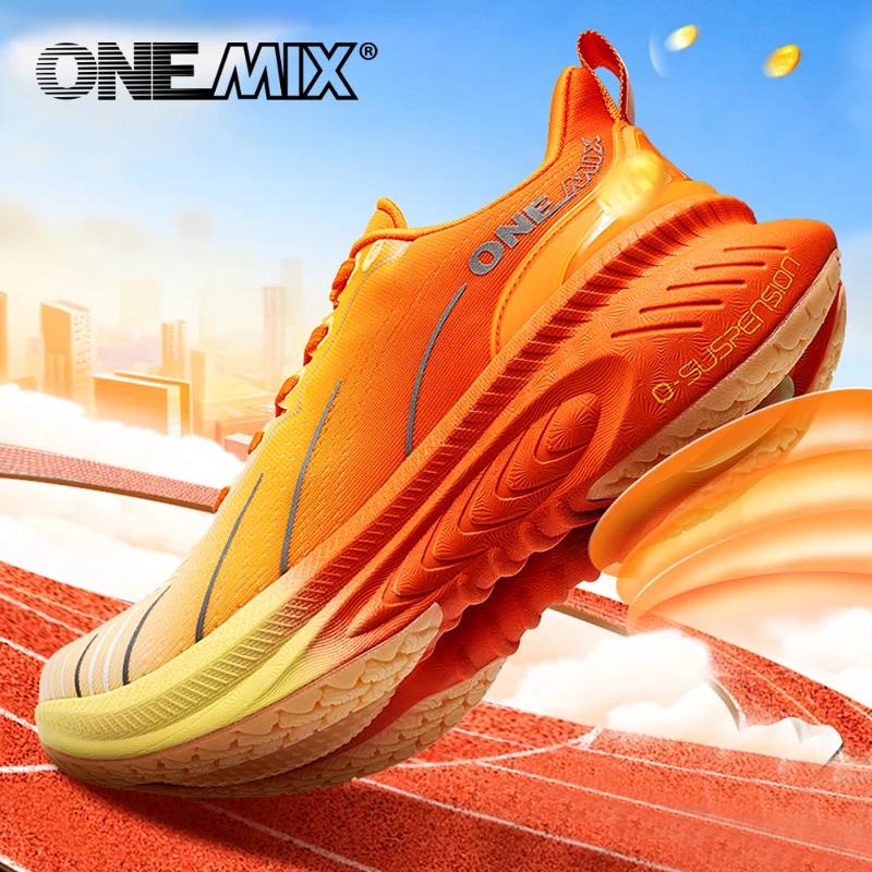 Chaussures de course ONEMIX lacets homme femme - Baskets sport athlétisme extérieur confortables