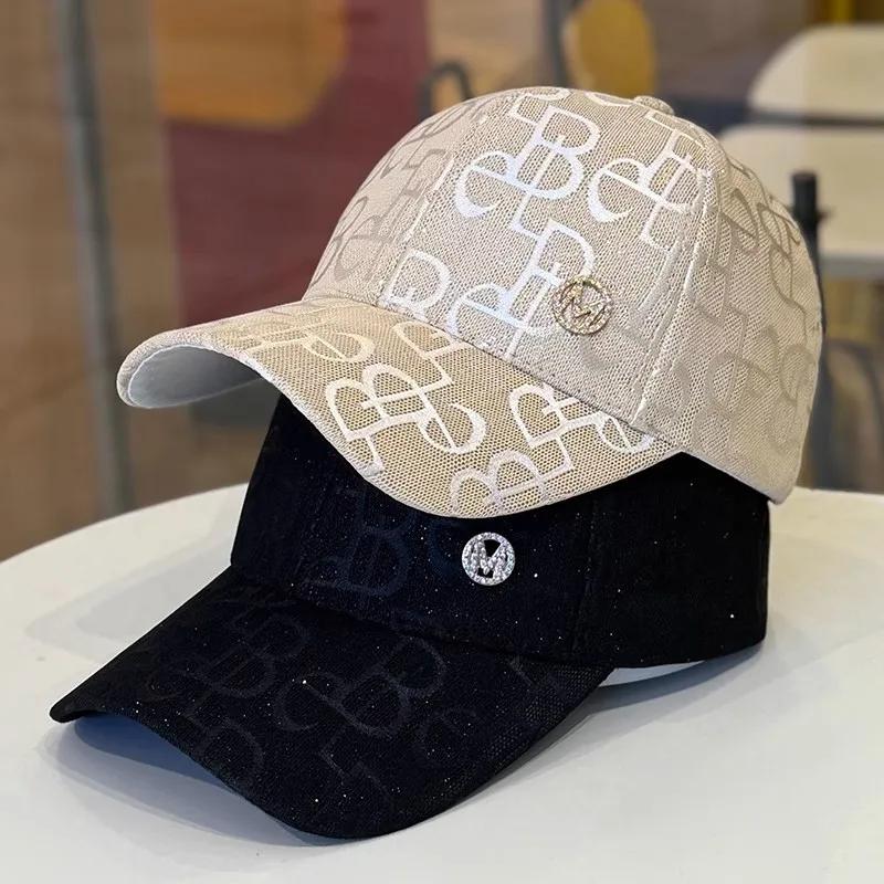Casquette de baseball unisexe réglable tendance avec logo rond, idéale pour toutes les saisons (prin