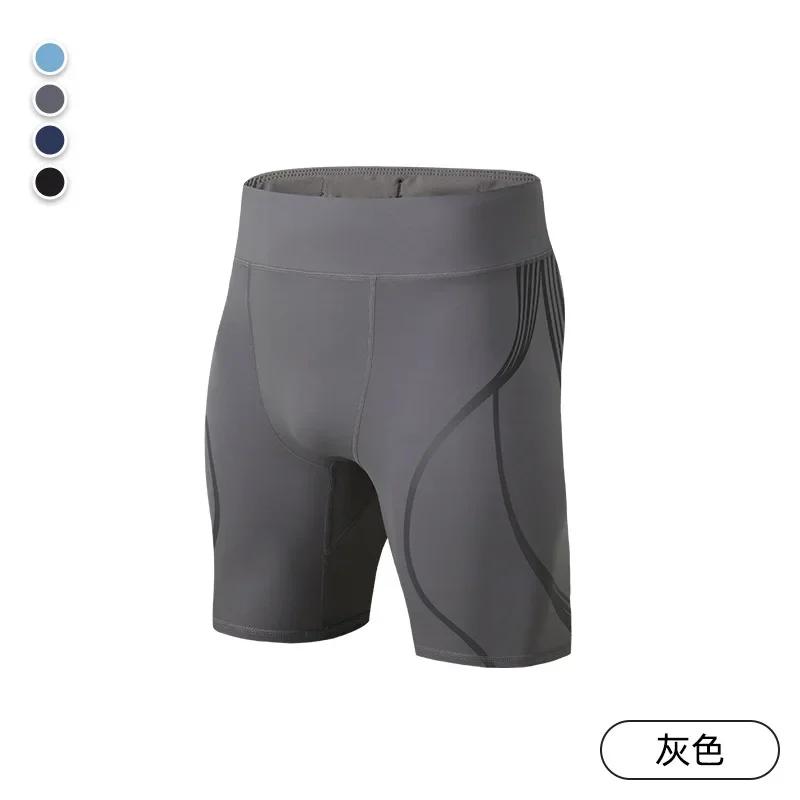 Shorts de sport pour hommes, vêtements de Fitness, Shorts de Compression, de course, d'entraînement,