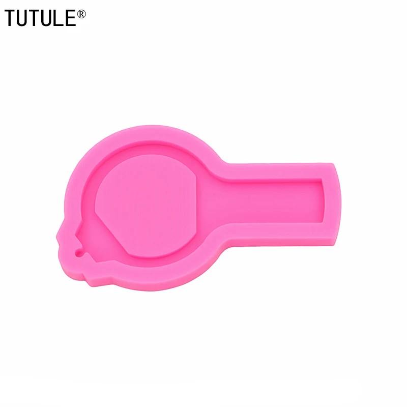 Shaker de bombe ou moule en Silicone à haute brillance, breloques de jeu en résine époxy, baguette m