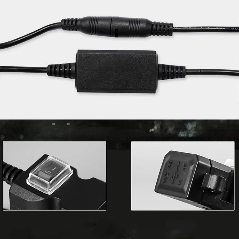 Adaptateur de chargeur de guidon de moto double USB 12V-24V, prise d'alimentation étanche pour iphon