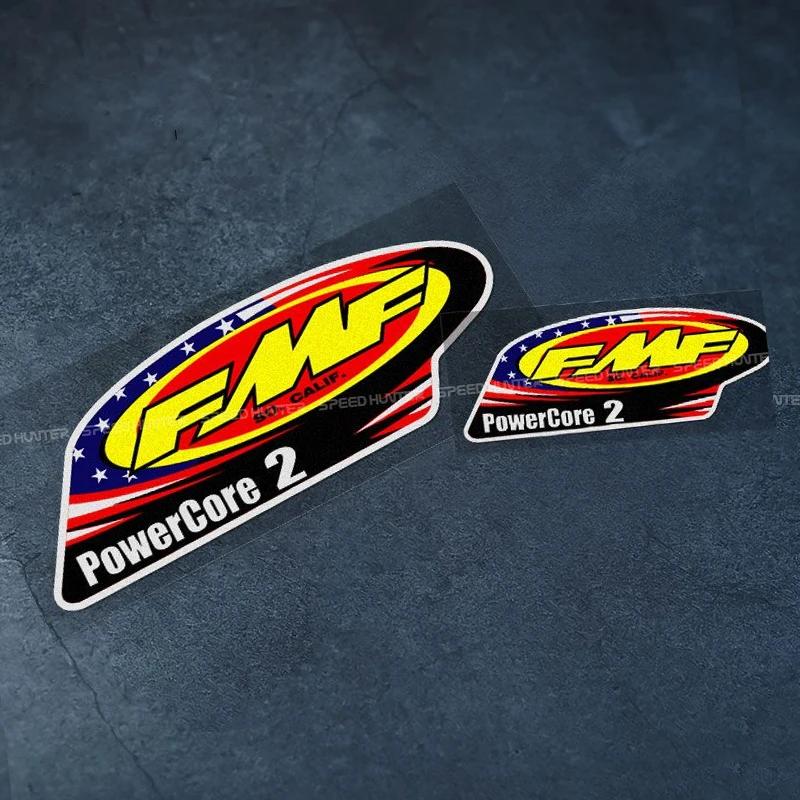 Pour GP sponsor FMF POWERCORE2 moto casque Auto carrosserie décalcomanies décoration voiture style P
