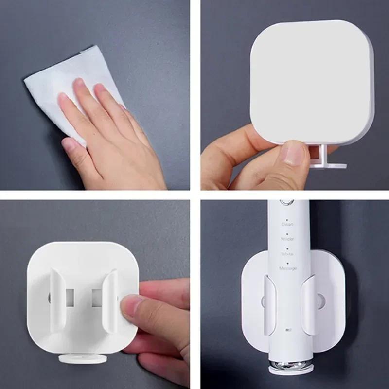 Porte-brosse à dents électrique télescopique à détection de gravité, 1 pièce, boîte de rangement mur
