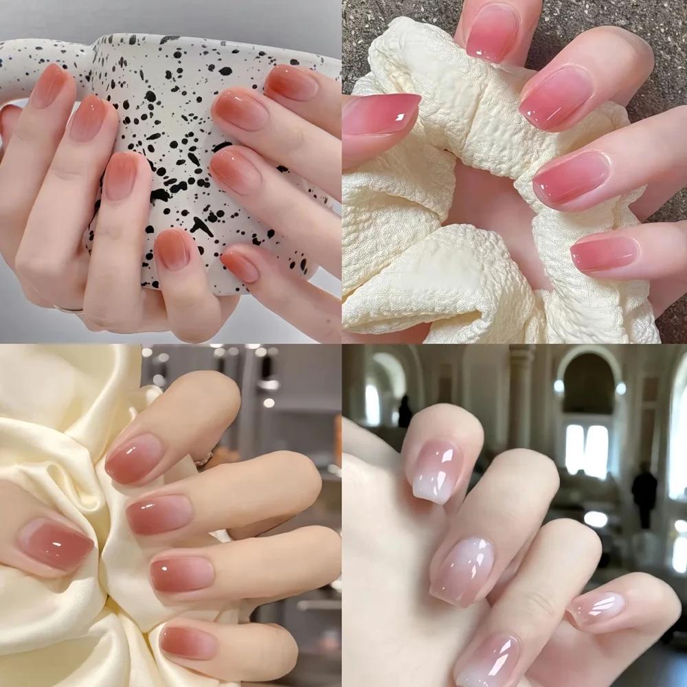100 pièces/ensemble Triangle éponges douces blanc/dégradé coloré sec humide utilisation maquillage é