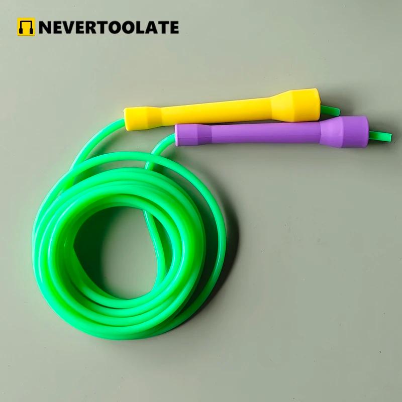 5mm 5.3mm 6mm de diamètre PVC corde CC poignée 3.2 mètres de long corde à sauter adulte vitesse cord