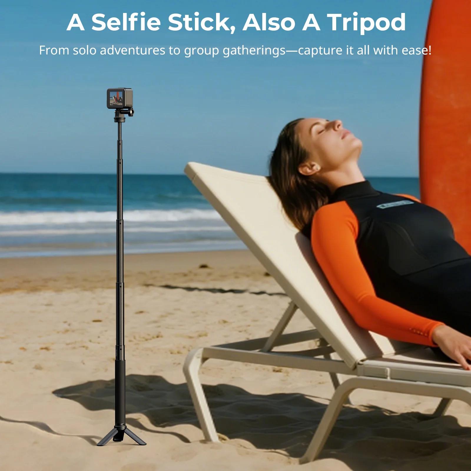 SmallRig – perche à Selfie pour caméras d'action, Support pour Smartphone GoPro 12 10 9 8 pour Insta