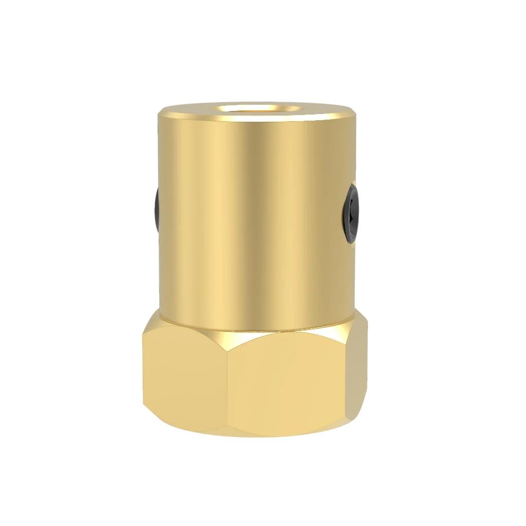 Connecteur de pneu hexagonal D12L18 12mm, couplage en laiton pour adaptateur hexagonal de broche 2/3