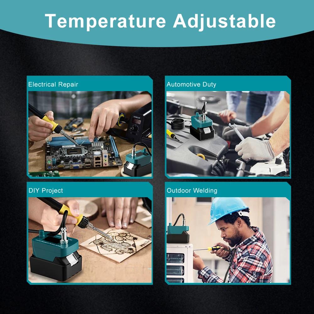 Outil de Station de fer à souder sans fil pour batterie for Makita18V LXT, Kit de fer à souder élect