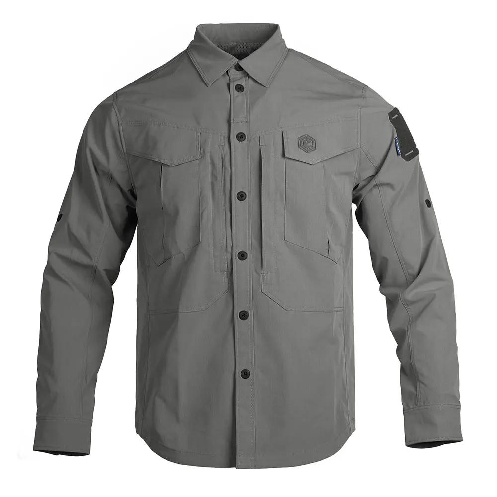 Emersongear bleu étiquette Persecutor chemise tactique hommes manches longues T-shirts hauts chasse
