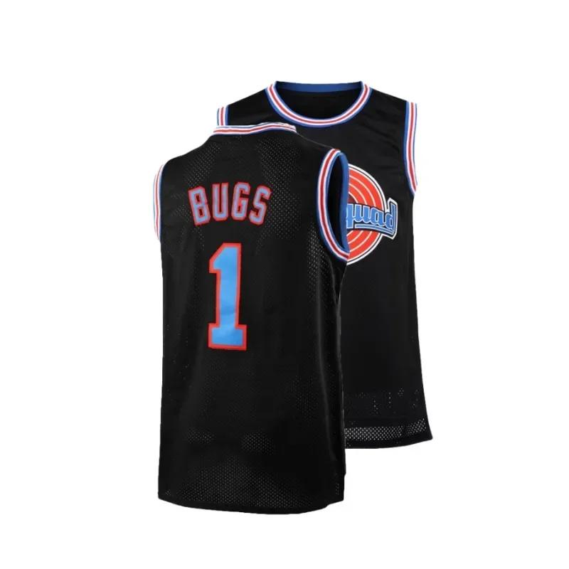 Maillot de basket-ball brodé rétro pour hommes, coupe ample, respirant, gilet de sport, débardeur po