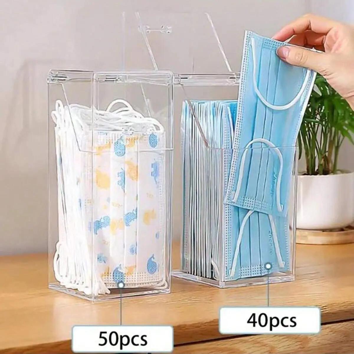 Seau de rangement pour pinceaux de maquillage, 1/2 pièces, porte-gobelet avec couvercle, boîte de ra