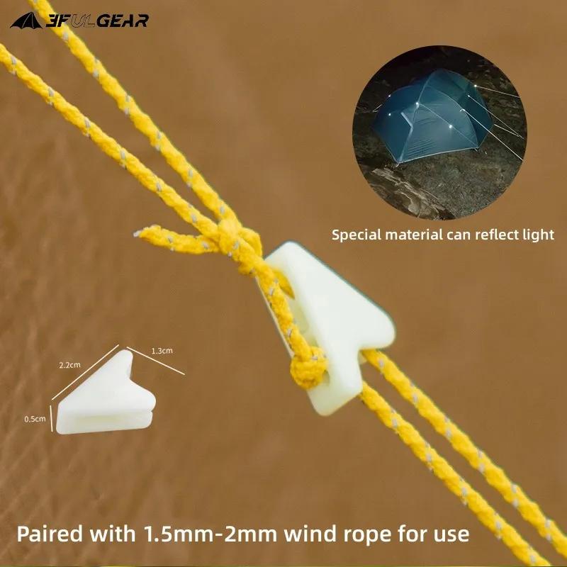 3F UL GEAR extérieur 1.5MM 20 mètres corde réfléchissante Dyneema tente de Camping corde à vent UHMW