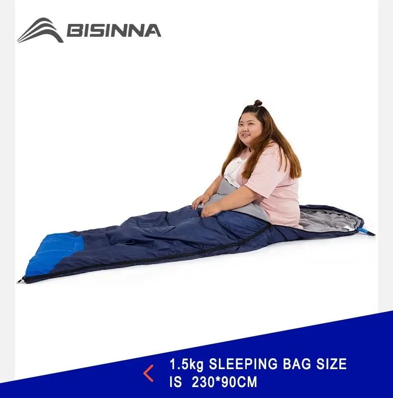 BISINNA Camping sac de couchage ultraléger imperméable hiver enveloppe chaude sac à dos sacs de couc