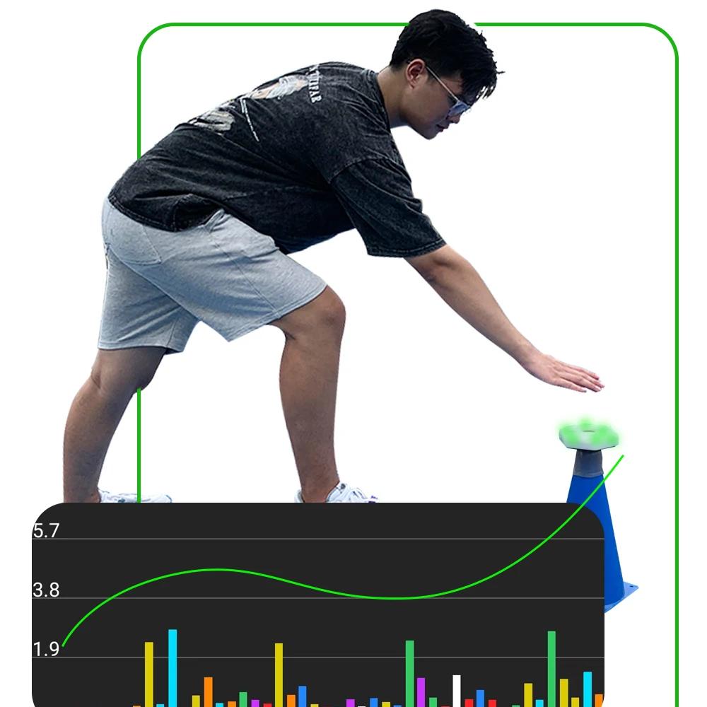 Queling-Lampe légère d'entraînement Reactionx, équipement de réponse d'agilité rapide, Fitlight, bla
