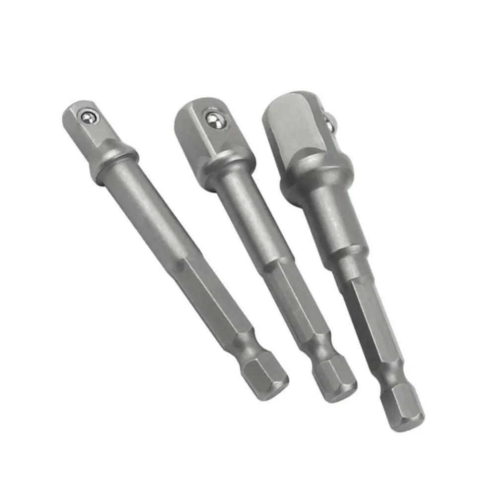 Adaptateur de douille en acier au Chrome Vanadium, tige Seth EX à 1/4 "3/8" 1/2 ", forets d'extensio