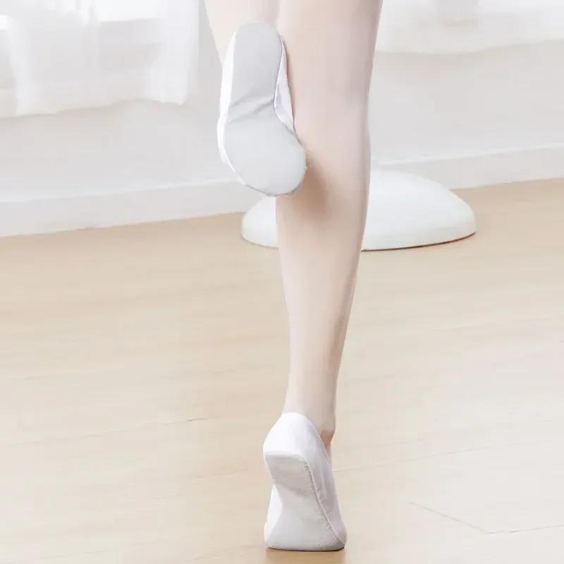 Chaussures de gymnastique professionnelles chaussures de Ballet pour filles semelle en cuir entier S