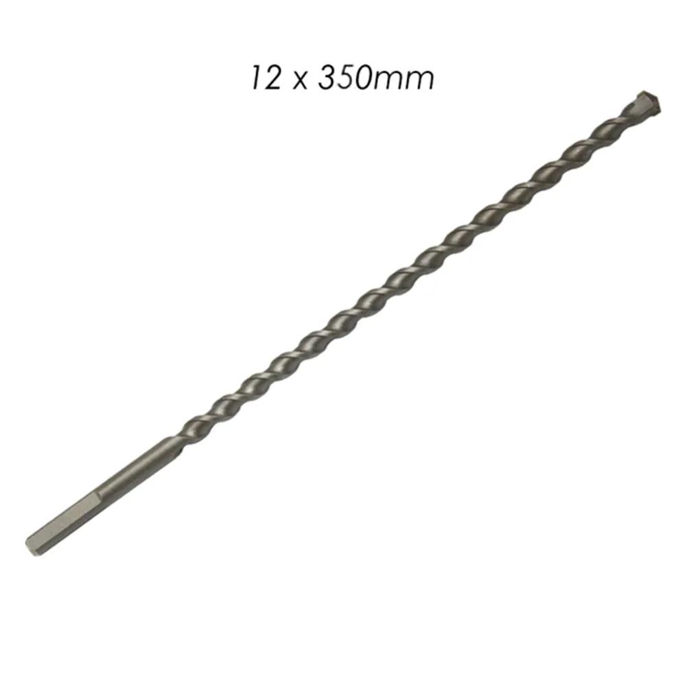 Foret à percussion pour béton et maçonnerie de 300mm de Long, tige triangulaire 6 8 10 12 16mm, fore