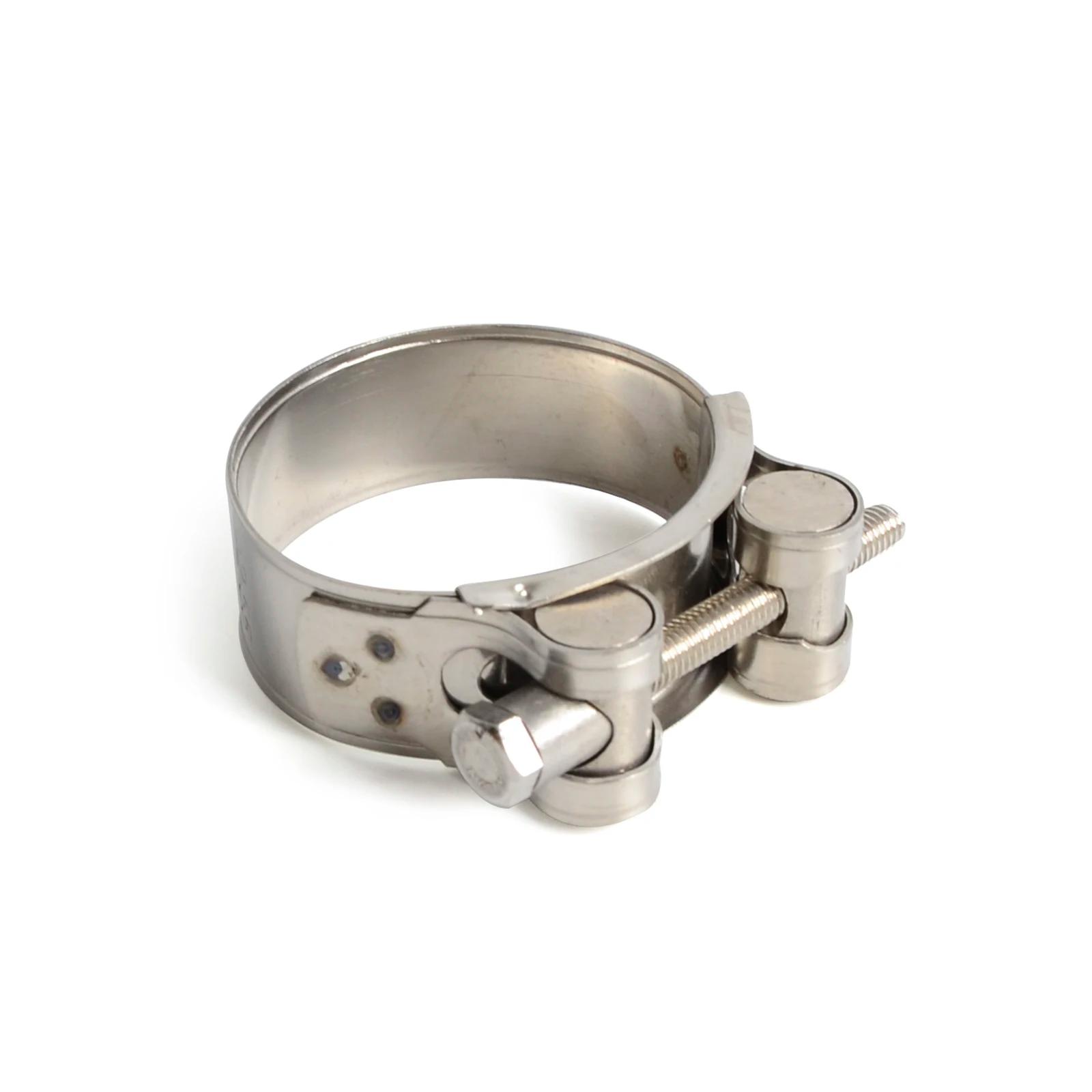 Pince de serrage pour tuyau d'échappement de moto, 31mm - 62mm, en acier inoxydable, pour connexion