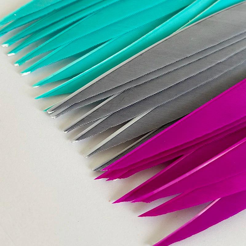 Plumes de flèches d'archerie 100 pièces 5 pouces palettes dinde réelles pour chasse et tir cible