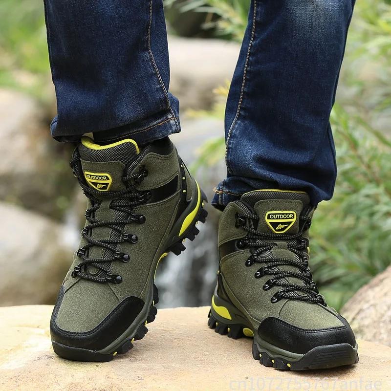 Chaussures de randonnée en plein air pour couples, confortables, résistantes à l'usure, pour Camping