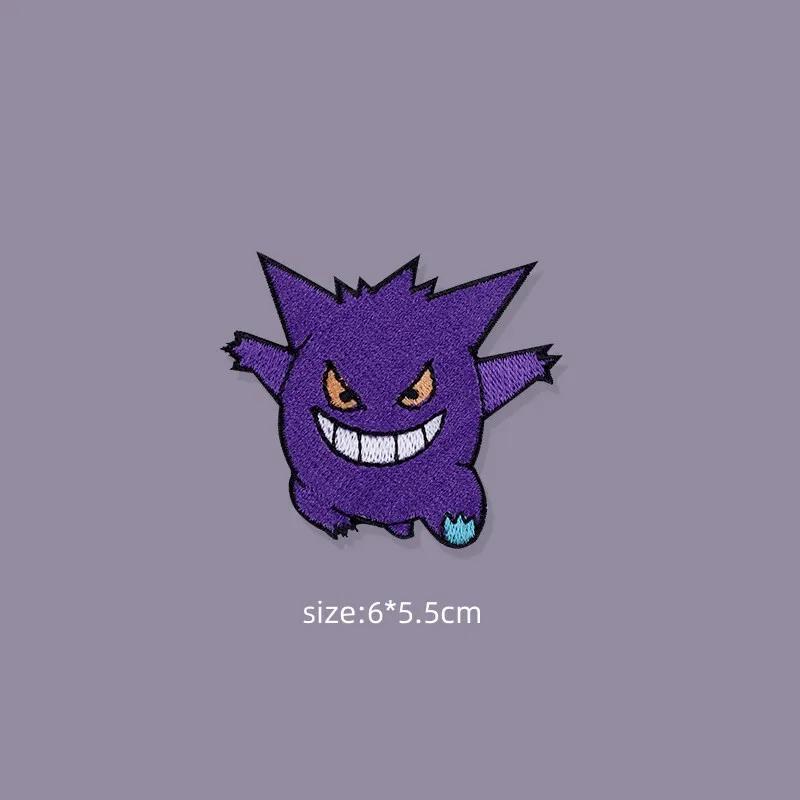 Original Pokemon 3 style Gengar Patch bricolage Badge tissu Patch broderie vêtements sac autocollant
