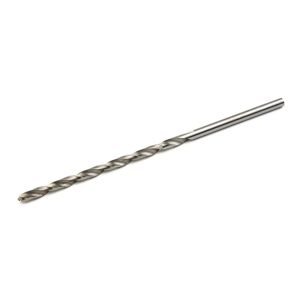 Jeu de forets hélicoïdaux HSS à queue droite extra longs de 2mm/3mm/4mm/5mm/6mm de diamètre, outil é