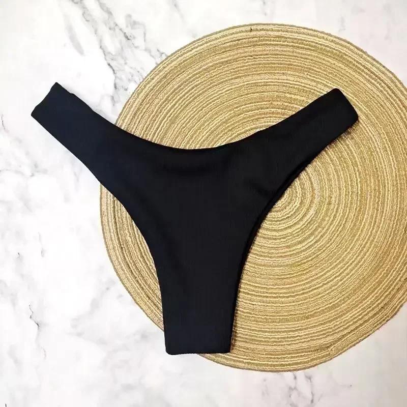 Maillot de bain brésilien taille basse pour femmes, culotte, culotte, tanga astronomique, en V, sexy